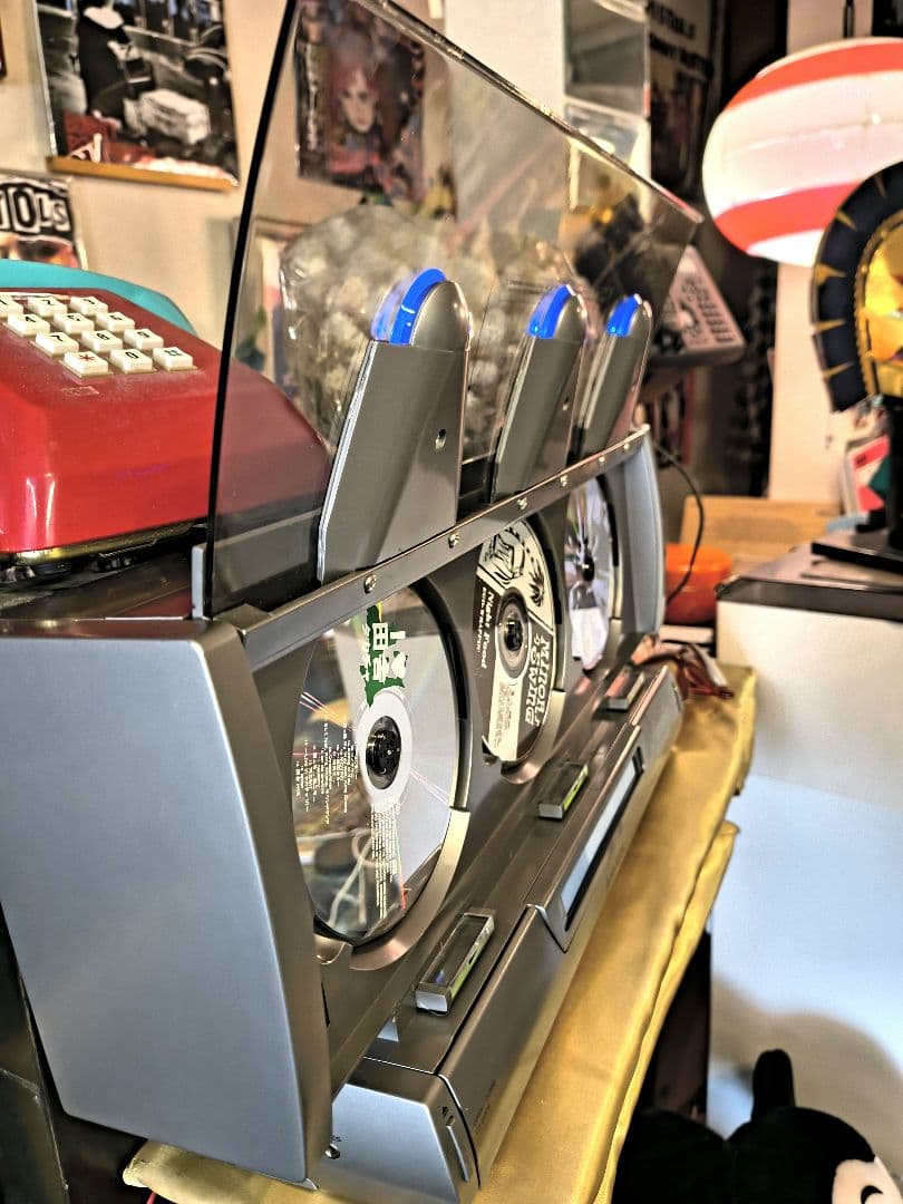 90年 激レア！ネオクラ！お洒落！希少！3連CDチェンジャーミニコンポ ラジカセ