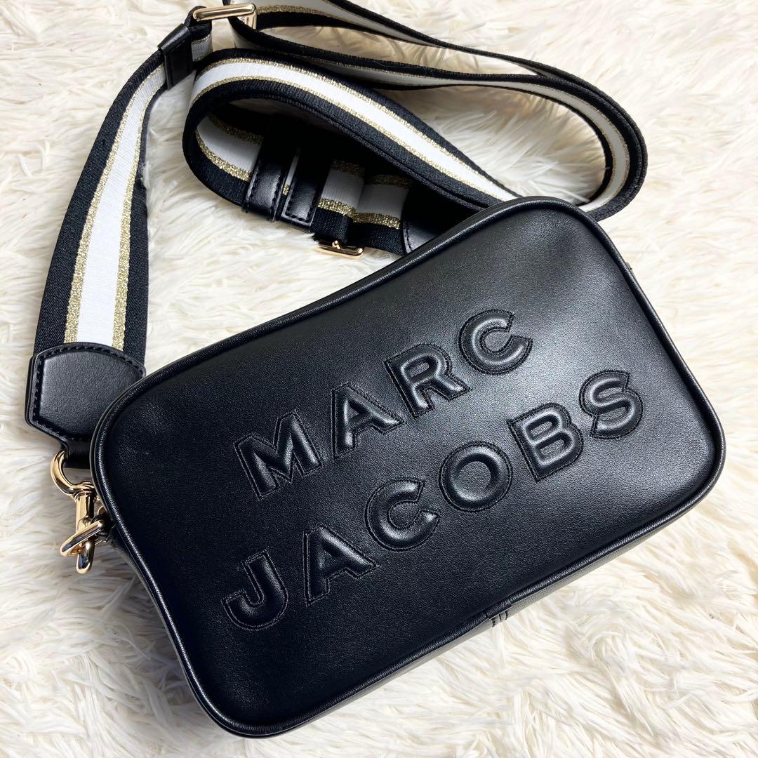 【極美品】マークジェイコブス ＊カメラバッグ レザー ブラック