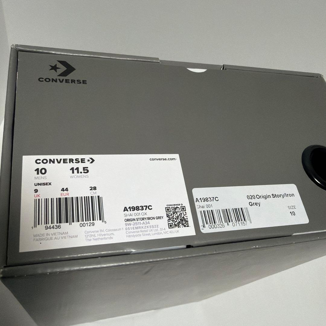 US10 新品 SHAI 001 converse Ares Gray SGA