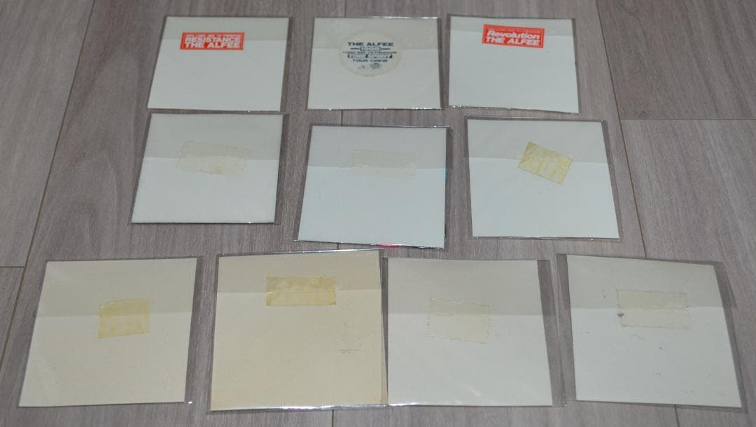 THE ALFEE ピック 1980年代～1996年 10個セット