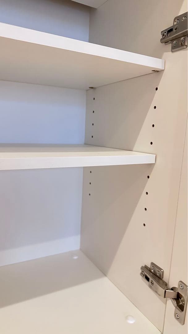 ニトリ　バーカウンター(マルチ2)80 BC WH 収納付き