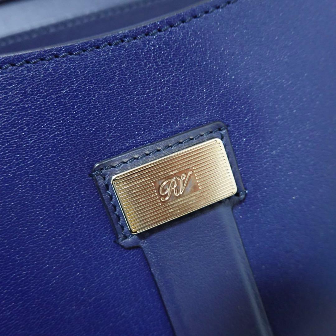 ロジェヴィヴィエ ボーヴィヴィエ　ハンドバッグ　ショルダーバッグ　紺　2way