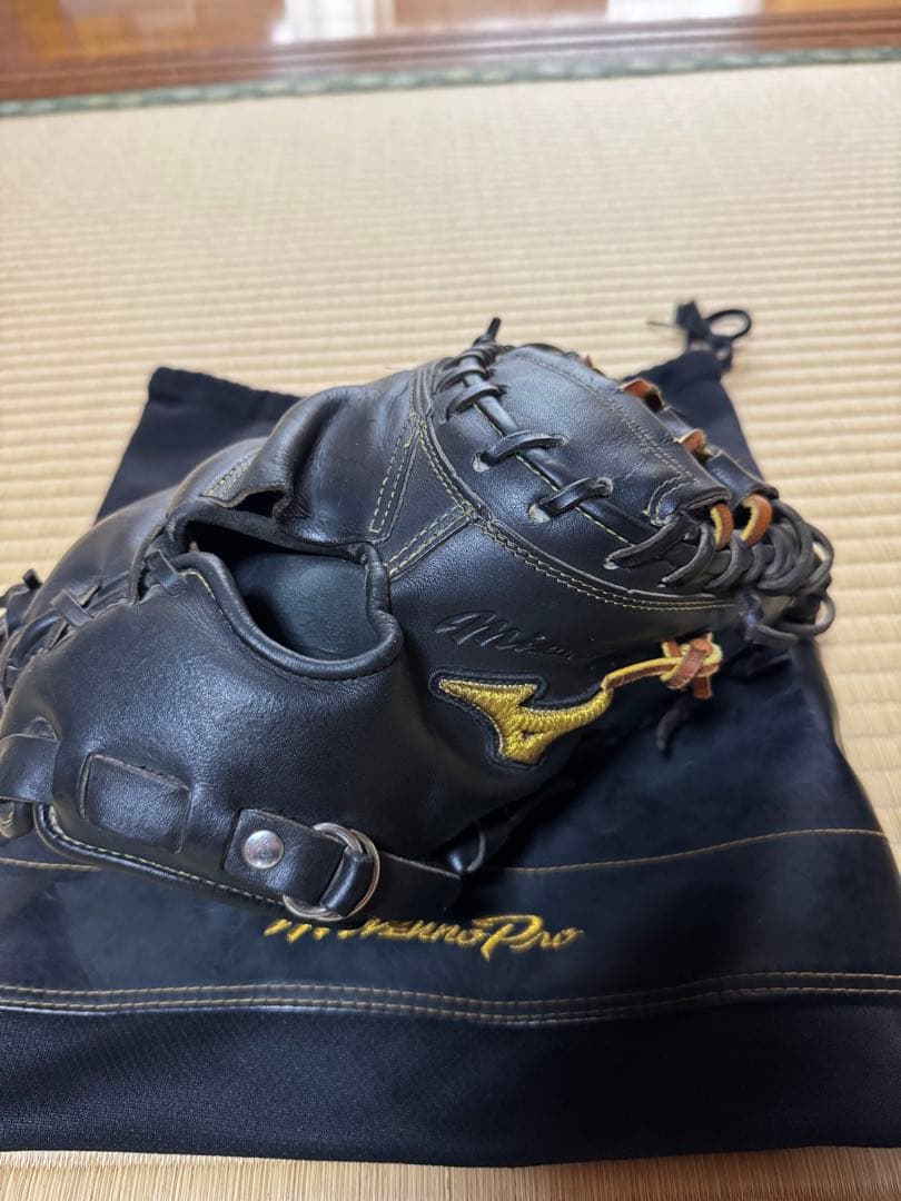 『極美品』ミズノプロ硬式用キャッチャーミット高校野球対応‼️