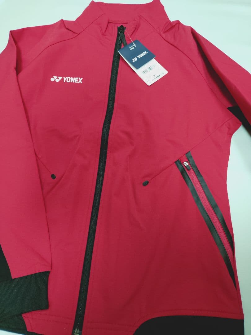 YONEX ウィメンズ　ウォームアップ　シャツ　ローズ　Мサイズ