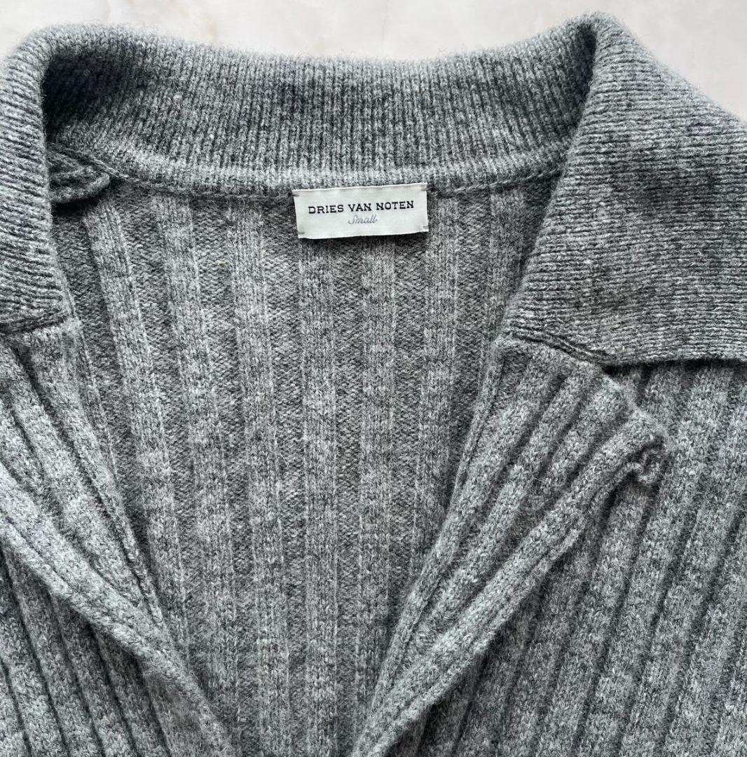 DRIES VAN NOTEN　ベルト付きカーディガン　ジャケット　ニット S