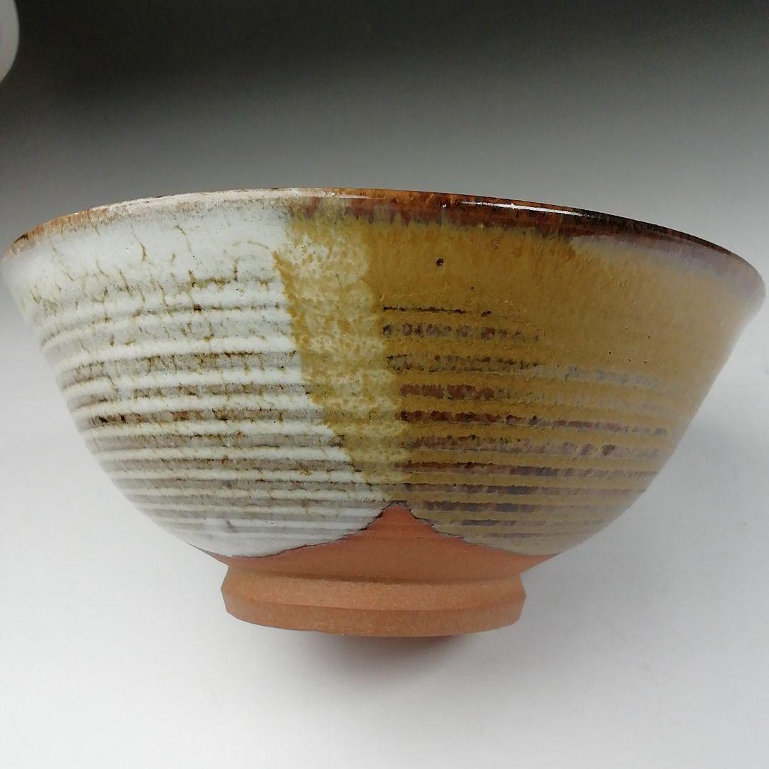 Ｔ６１７　茶碗　『高取焼』『平茶碗』『亀井味楽 造』　共箱　抹茶碗　茶道具