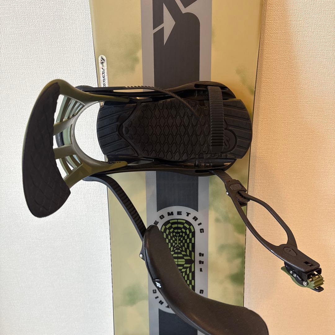 K2 スノーボード グレー ストライプ