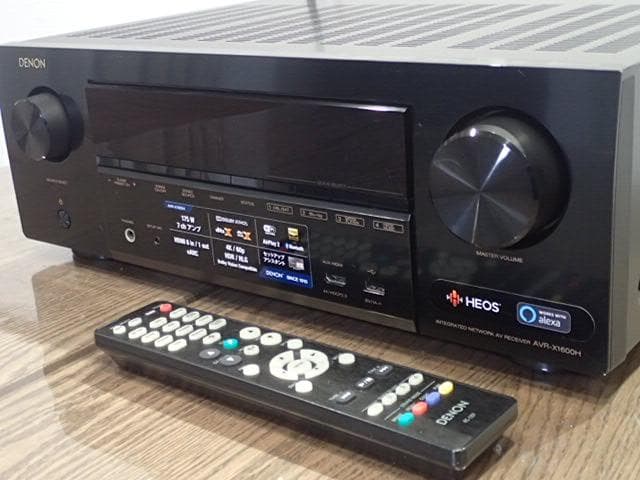 DENON AVアンプ AVR-X1600H　リモコン付き・超美品・動作快調