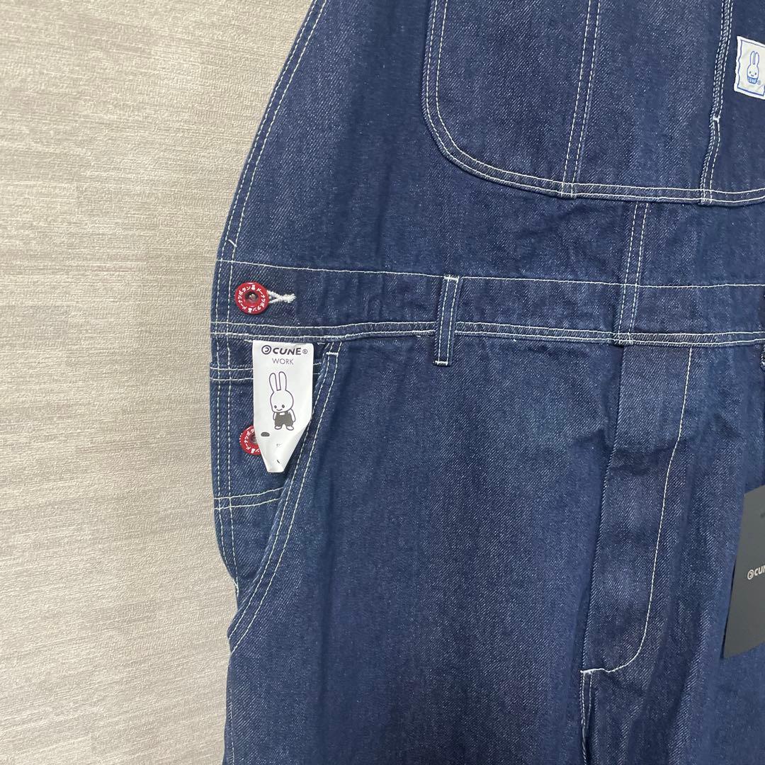 CUNE ダークブルー オーバーオール