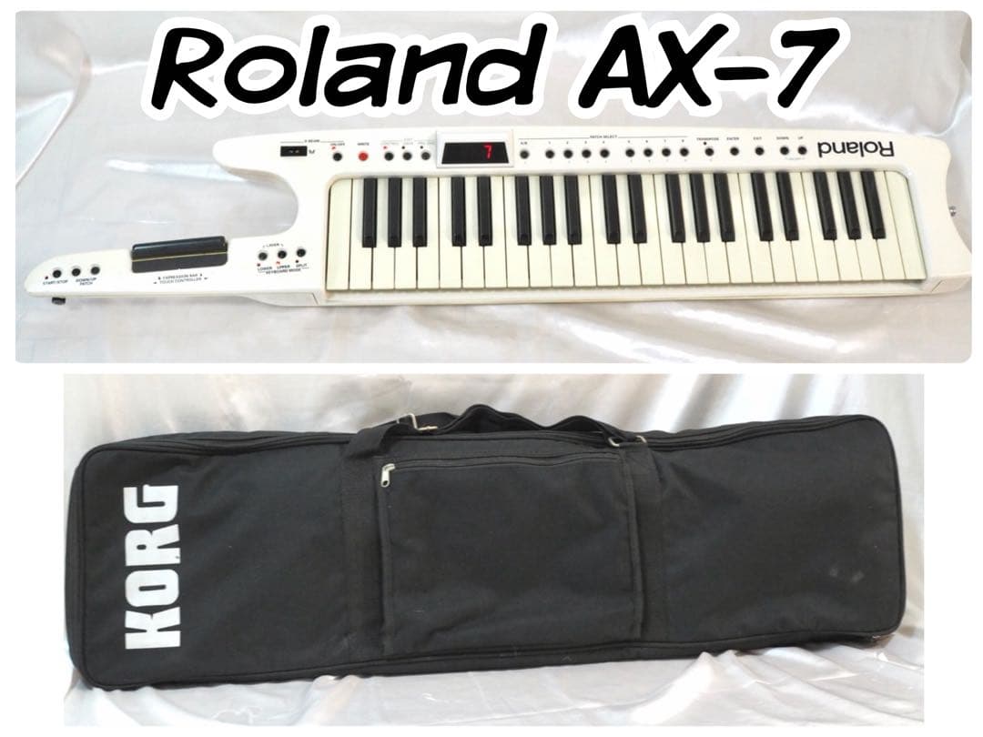 Roland AX-7 ショルダーキーボード ソフトケース付き