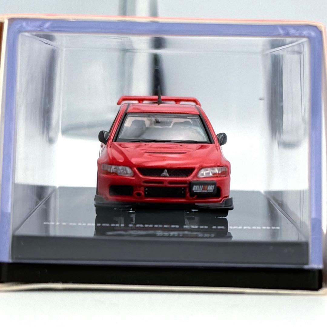 【美品】INNO 64 ミツビシ ランエボ9 ワゴン ラリーアート レッド