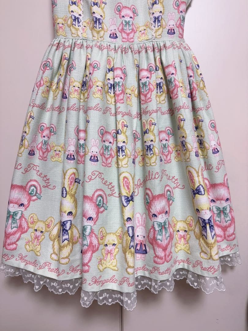 angelic pretty もこもこTOYS ジャンパースカート+ソックス