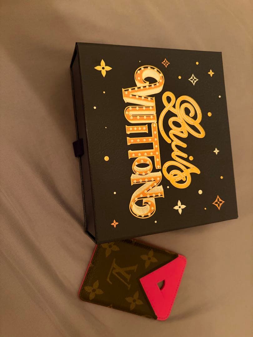 Louis Vuitton カードケース ブラウン・ピンク