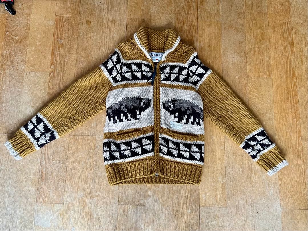 NEIGHBORHOOD × KANATA バッファロー柄 カウチンセーター