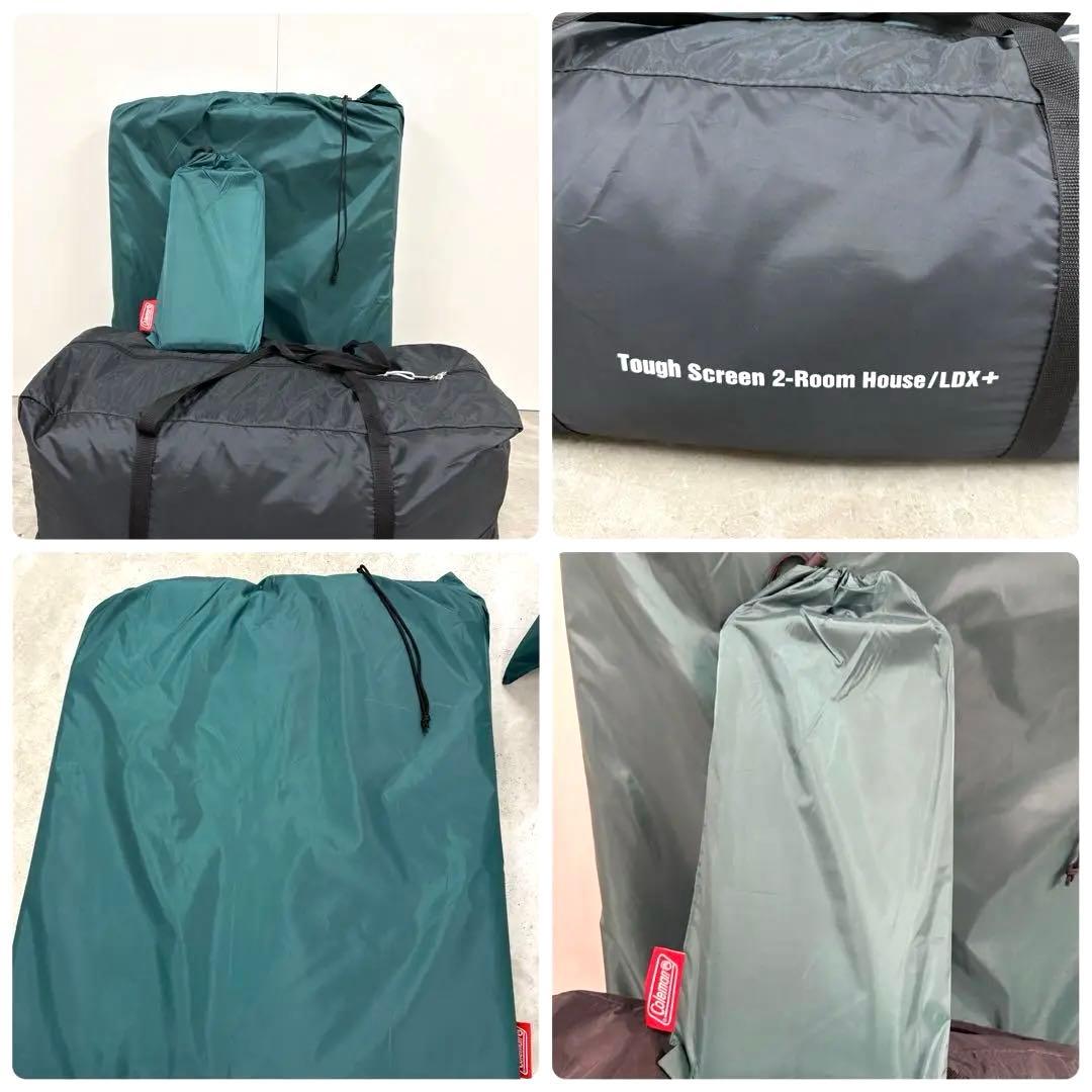 未使用級　コールマン タフスクリーン2ルームハウス LDX+ マット・シート付