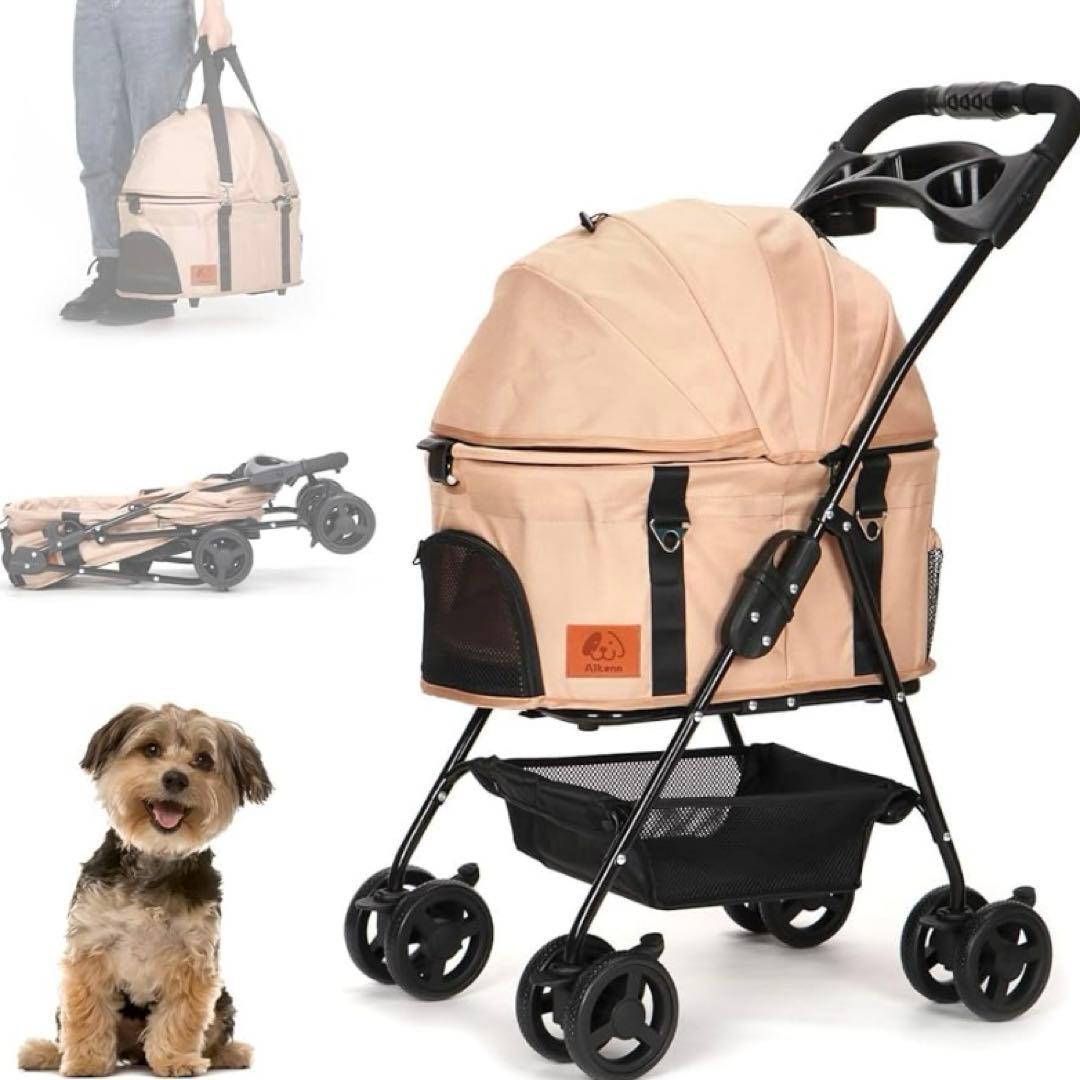 ゆう様❤️ペットカート犬用ベビーカー　猫兼用　3way折りたたみ式　軽量コンパクト