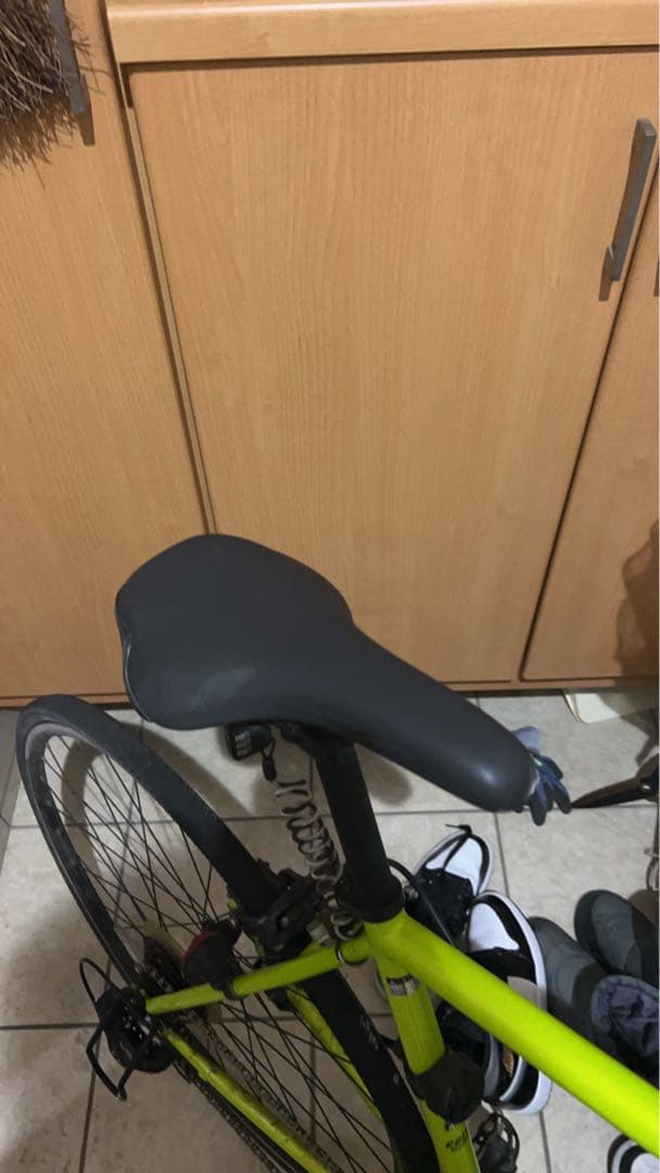 REUNION 蛍光グリーン ロードバイク