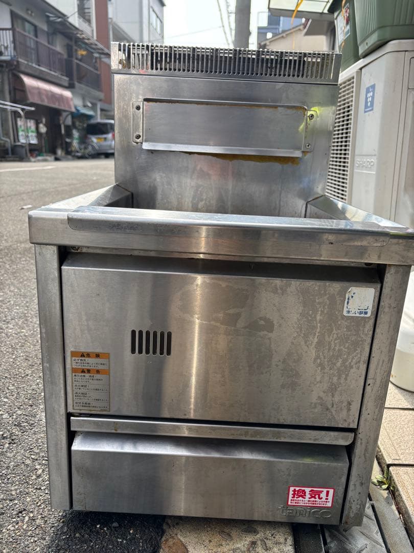 【中古】タニコー　フライヤー 都市ガス NB-TCFL-C4045G