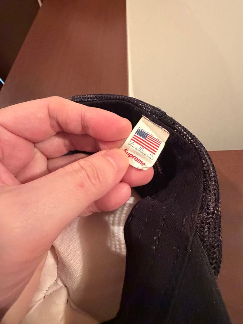 帽子 supreme pin up mesh back 5-panel