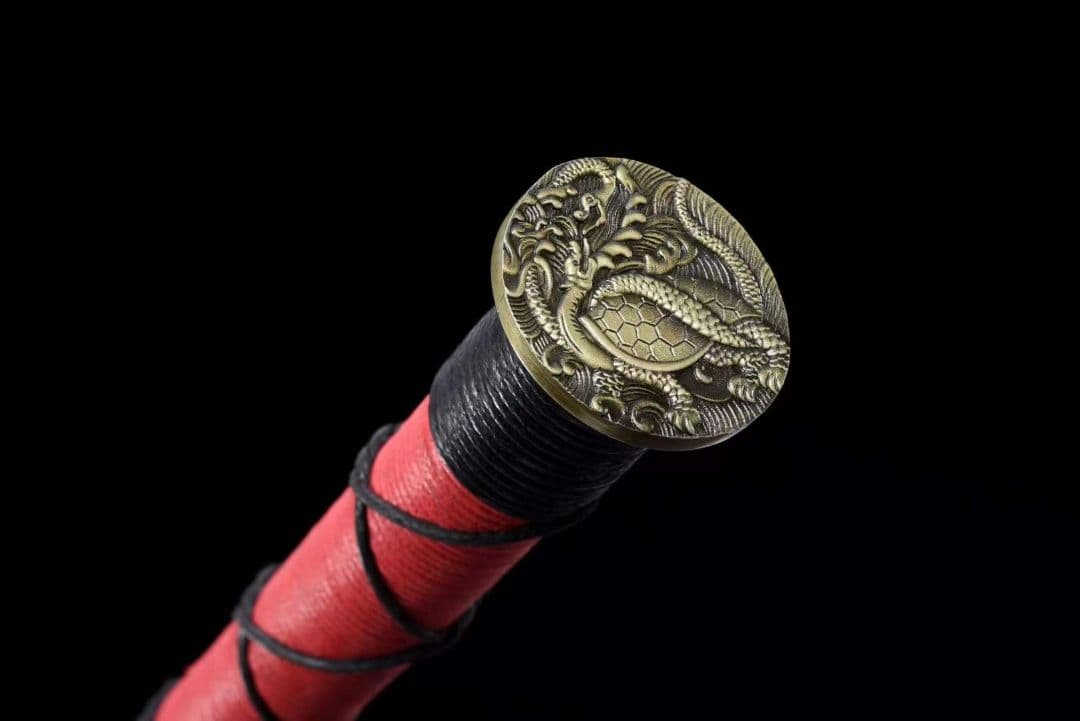 青古四獣漢剣20230470 古兵器 武具　刀装具　日本刀　模造刀 居合刀