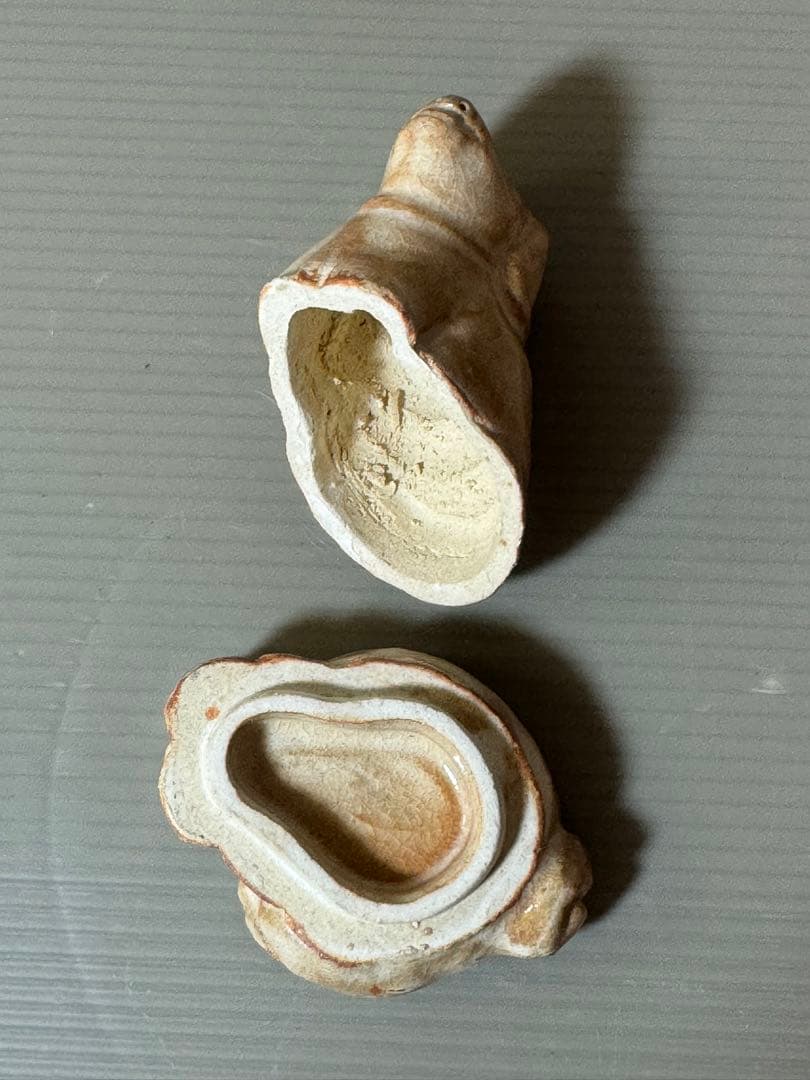 2771 萩焼　戌　香合　未使用