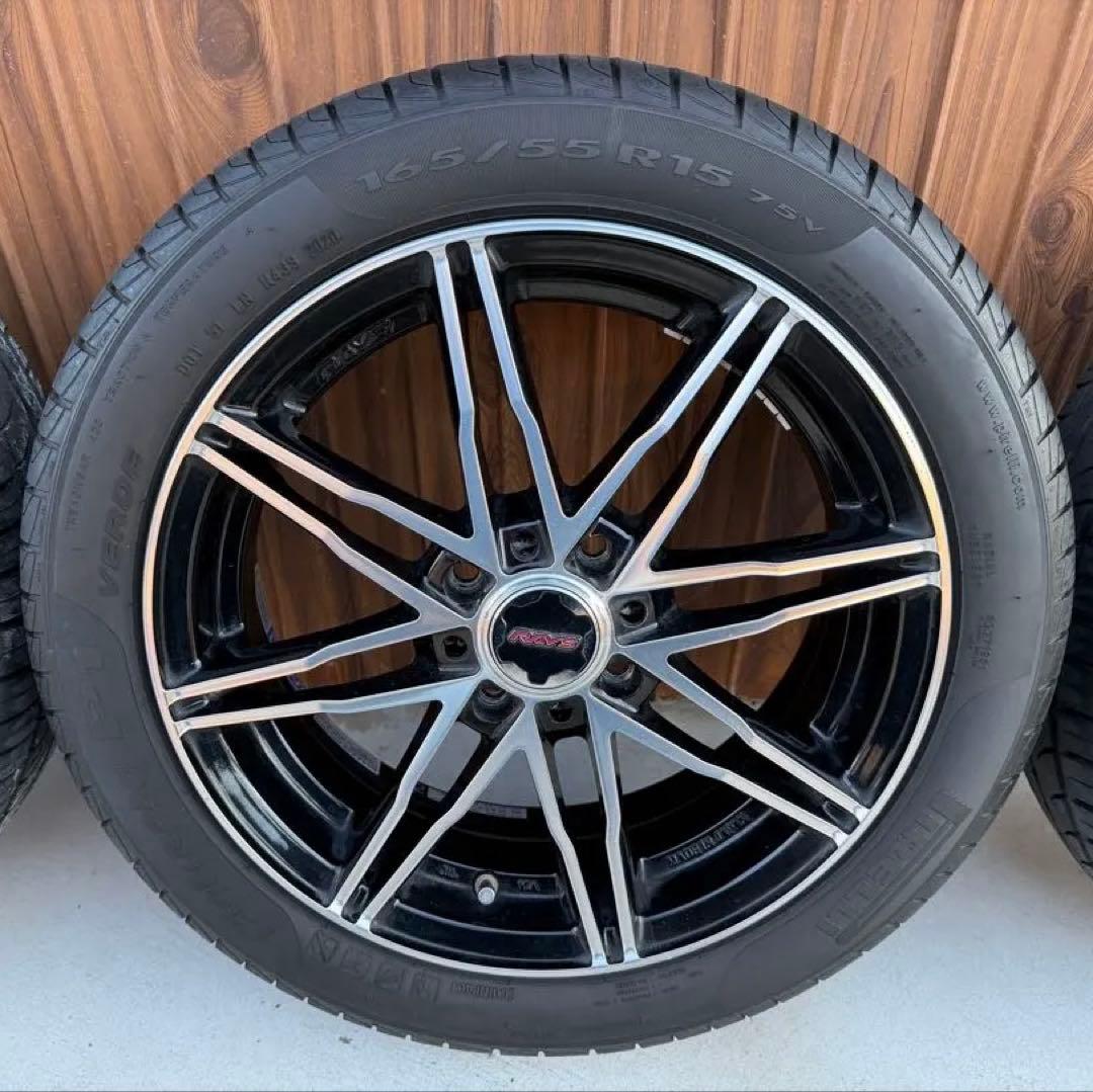 RAYS レイズ 165/55r15 日本製 軽自動車　【送料込み】