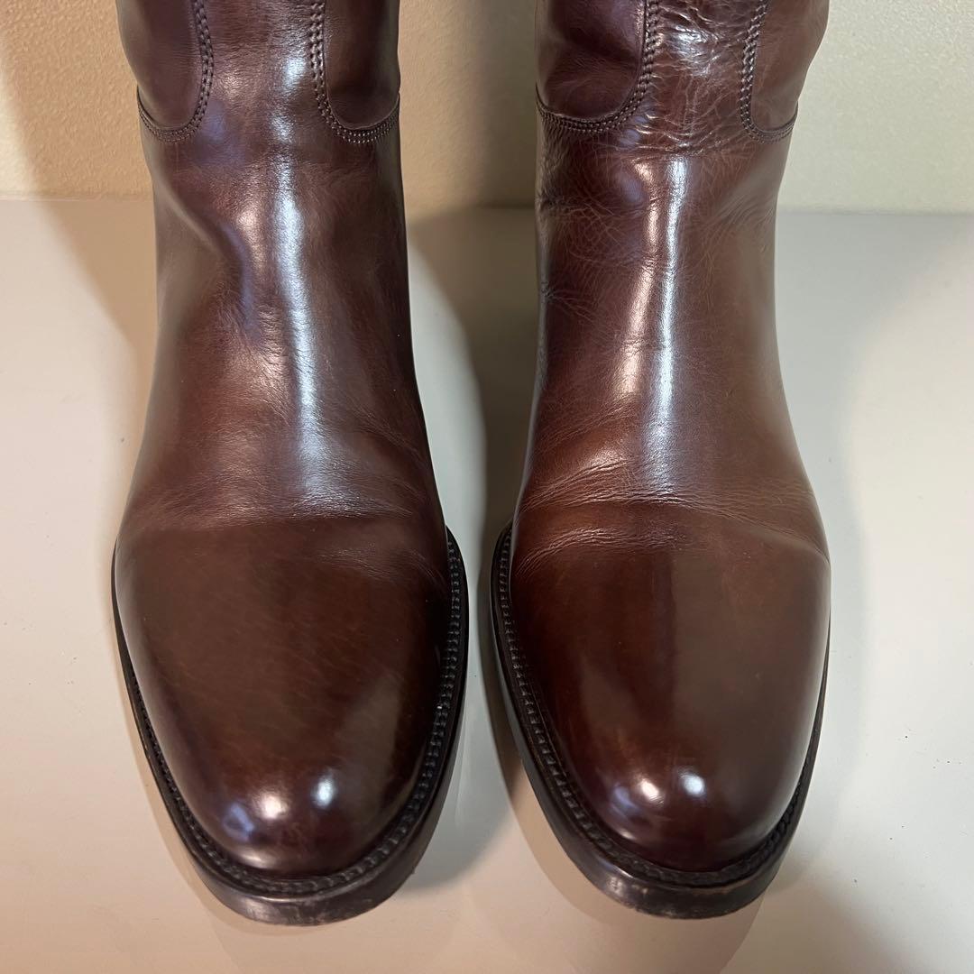 【美品】SARTORE サルトル ジョッキーブーツ ブラウン 37(24cm)