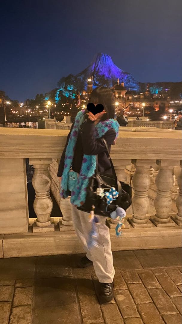 マフラーキャップ サリー ポシェット付き