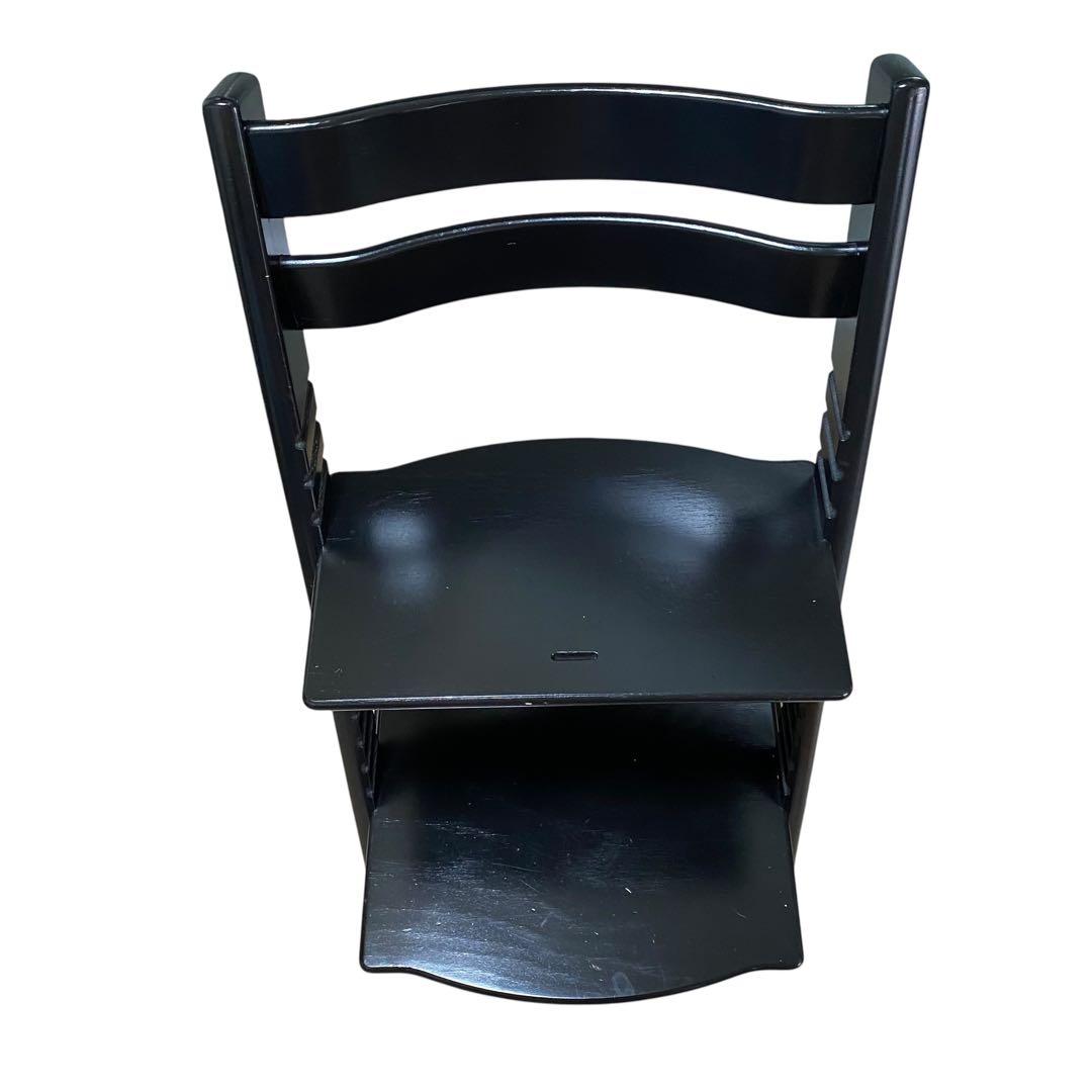【良品】新型 STOKKE トリップトラップ ブラック