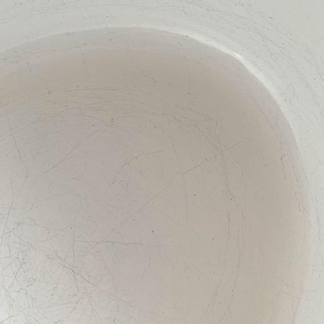 【スージ】LE CREUSET 両手鍋 27cm オーバル ホワイト