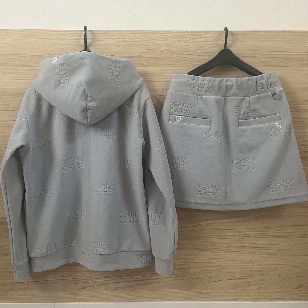 新品★73,700円 パーリーゲイツ パーカー＆スカート セットアップ 2（L）