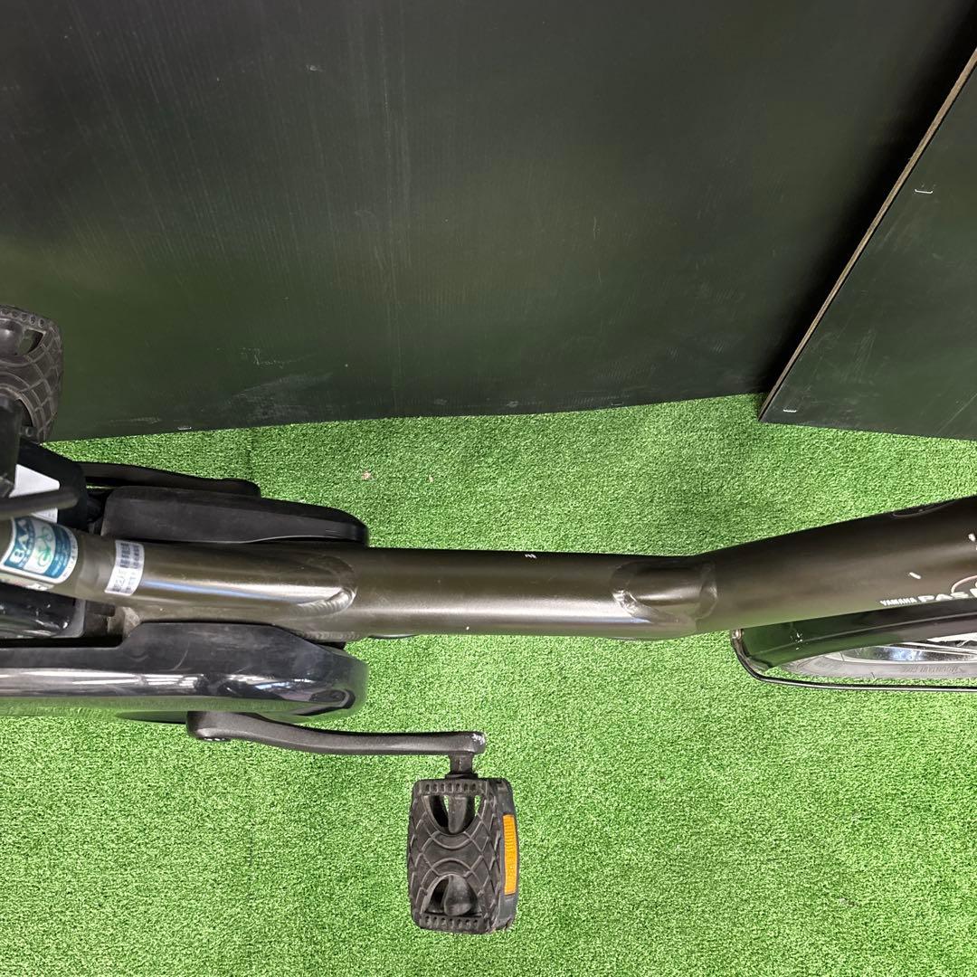 電動自転車 YAMAHA PAS kiss カーキ 3人乗り対応　56