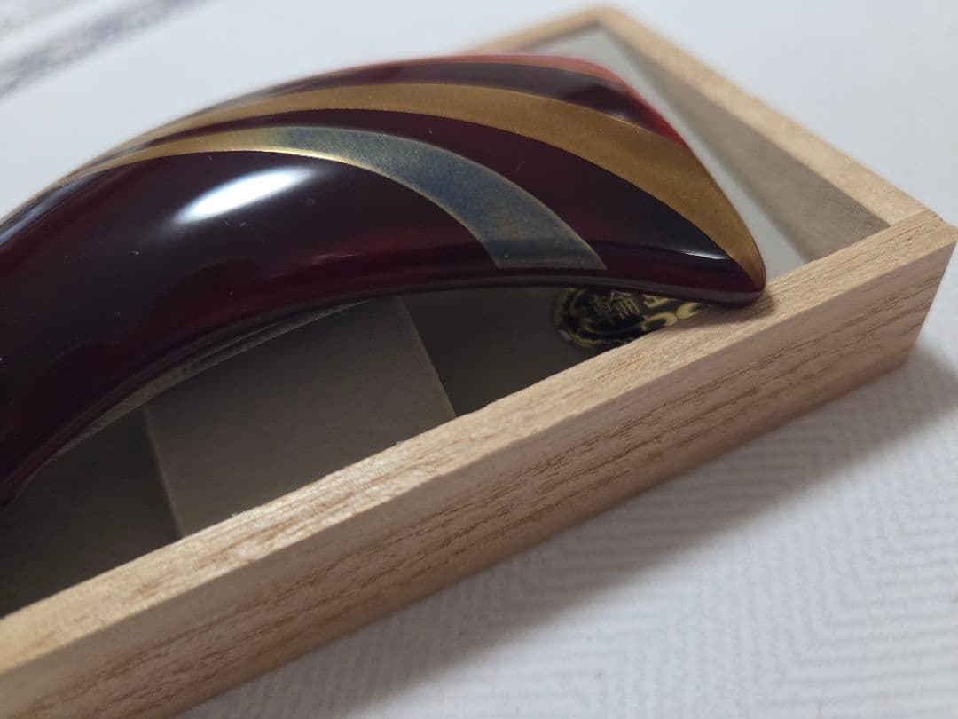 ちびひろ♡バレッタ♡輪島塗♡佳子様