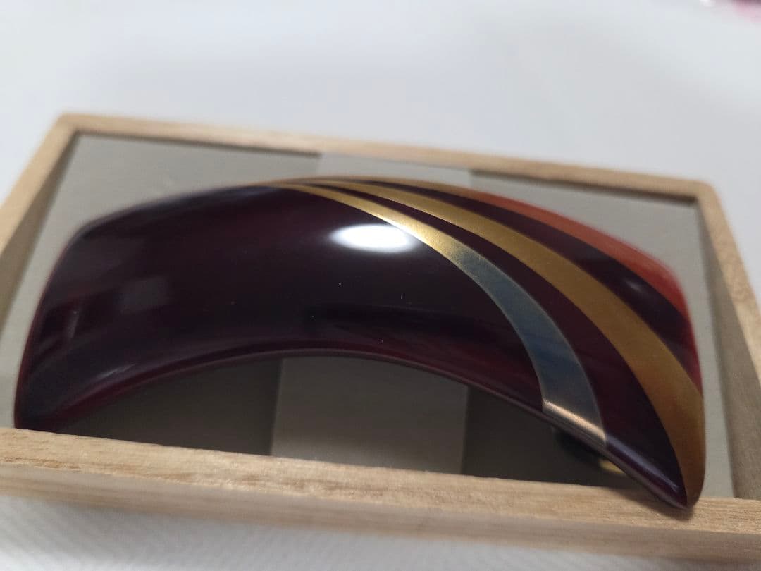 ちびひろ♡バレッタ♡輪島塗♡佳子様