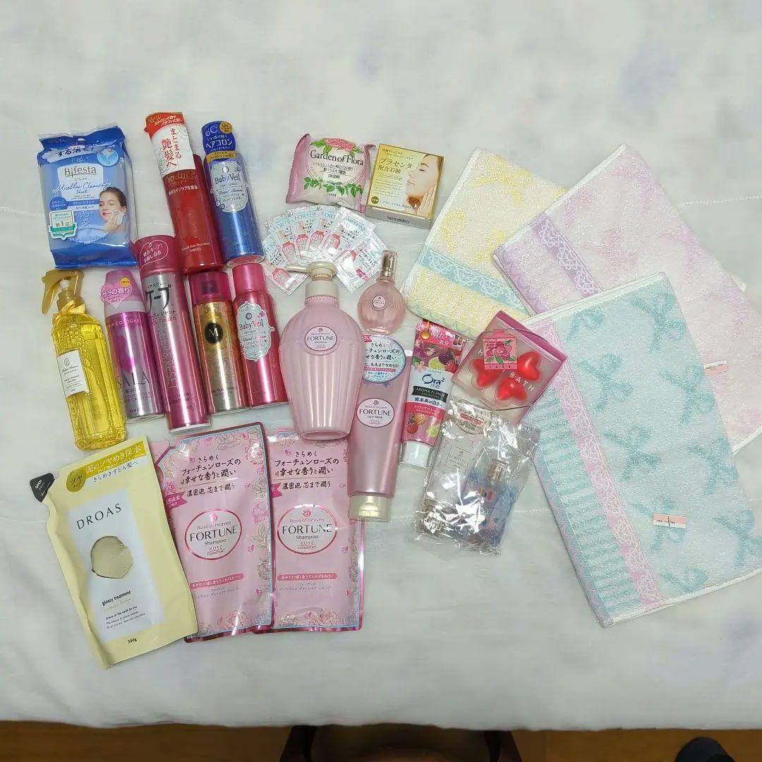 フォーチュンRhシャンプー　ヘアケアセット　 マンダムベビーベール　サラコロン