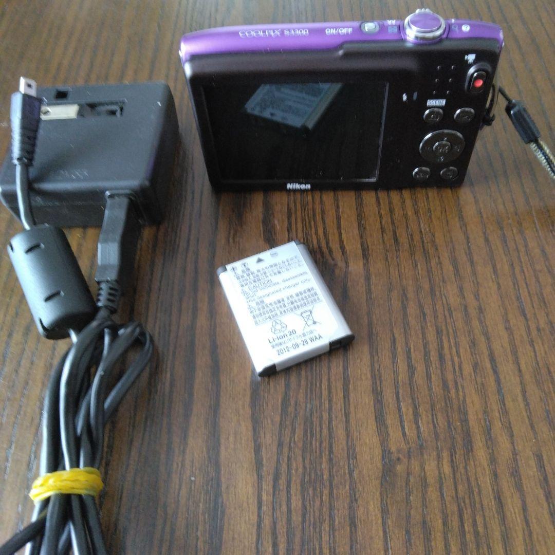 Nikon COOLPIX 紫色 デジタルカメラ　美品