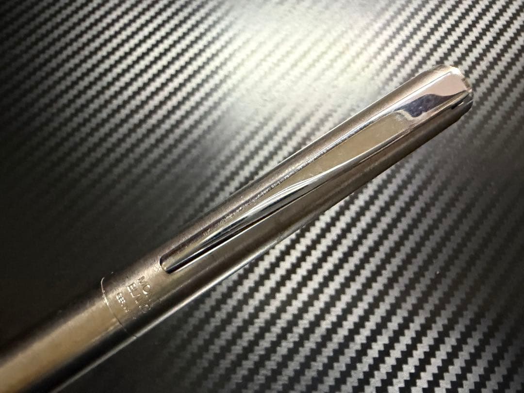 極美品 モンブラン ノブレス スリムライン スチール EF 極細字 万年筆