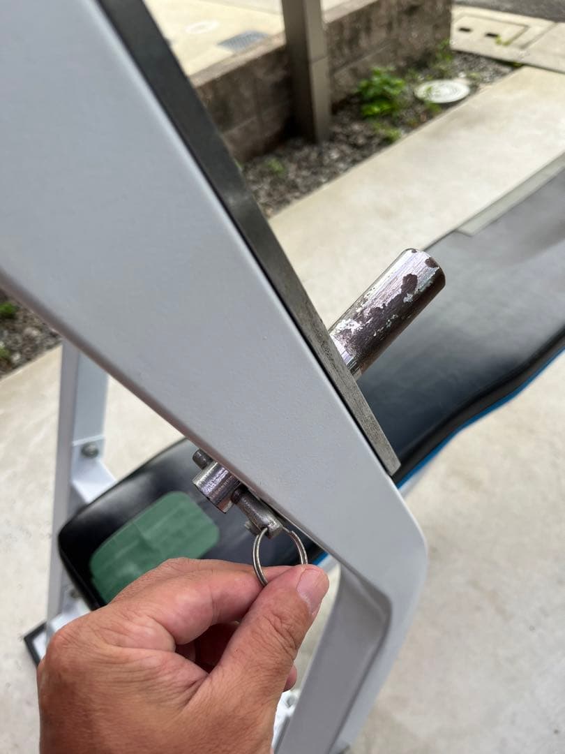 ２５０㎏対応ベンチプレスシャフト3段階調整有り引取り限定