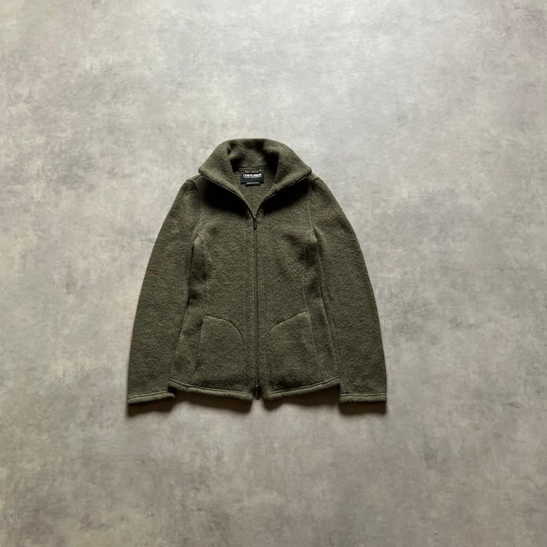 トップス 90s giorgio armani ds knit jacket