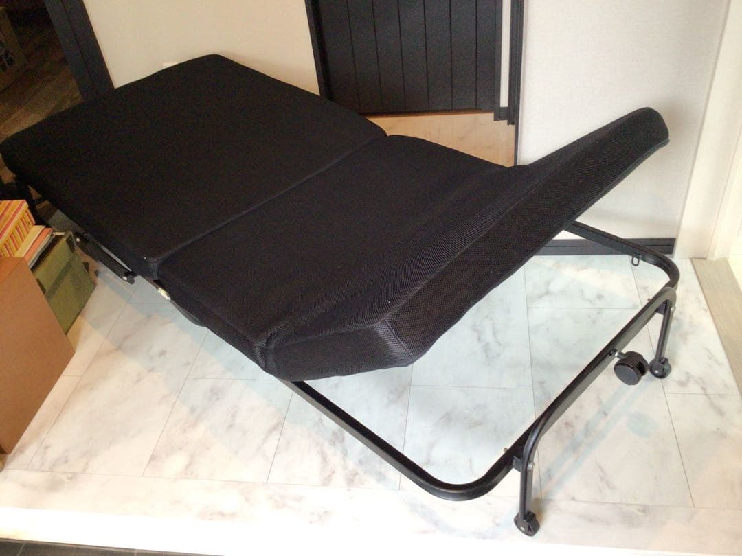 キャスター付き 折りたたみベッド シングル