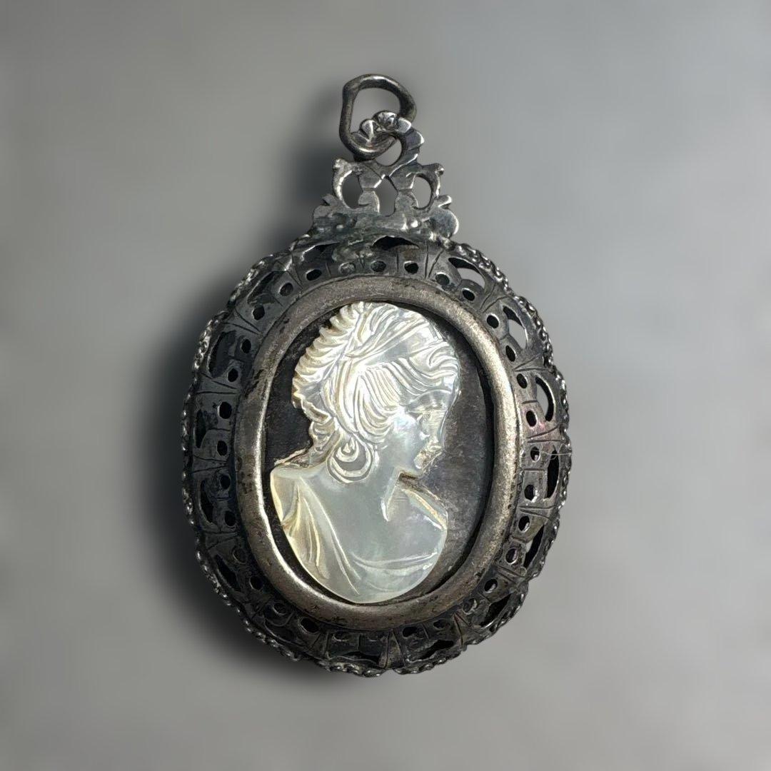 カメオ　アンティーク　ニューヨーク　アメリカ　ヴィンテージ