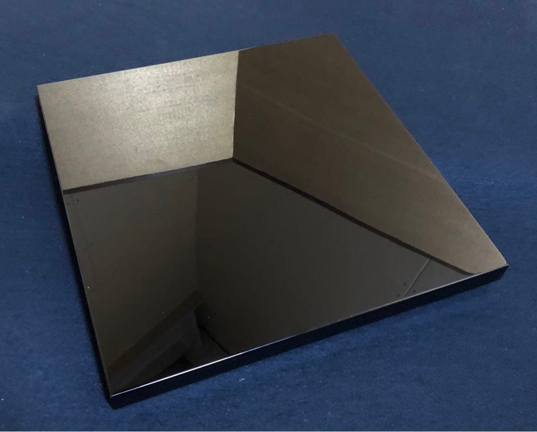 《R》茶道具 黒蝋色塗 小板 敷板 塗師 川瀬表完作 共箱 251222か2