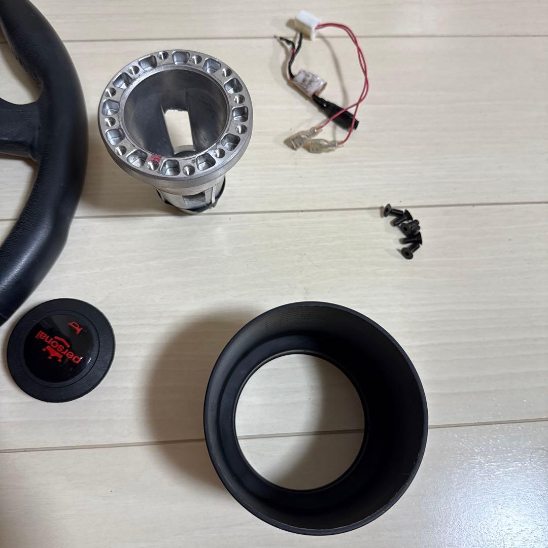 personal ナルディ　ステアリング　中古品　ボスセット　レガシィBR9