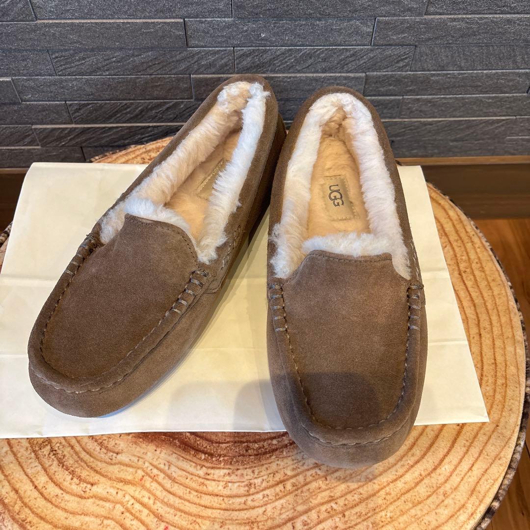 UGG アンスレー　ブラウン系 モカシン　25cm