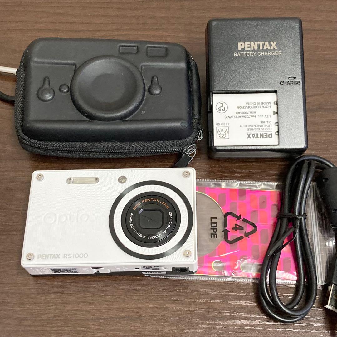 【美品】PENTAX ペンタックス Optio RS1000 デジタルカメラ