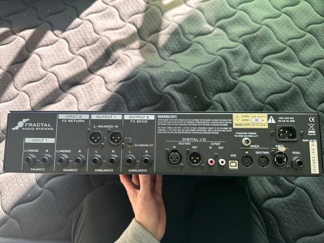 Fractal Audio Axe-Fx II MarkII 3Uケース付き