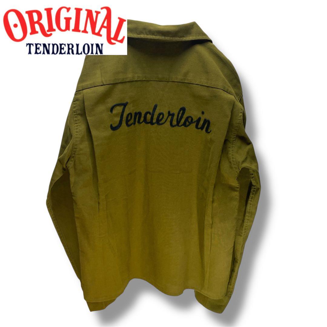 テンダーロイン ボーリングシャツ　T-BOWL オリーブ　グリーン　サイズXS