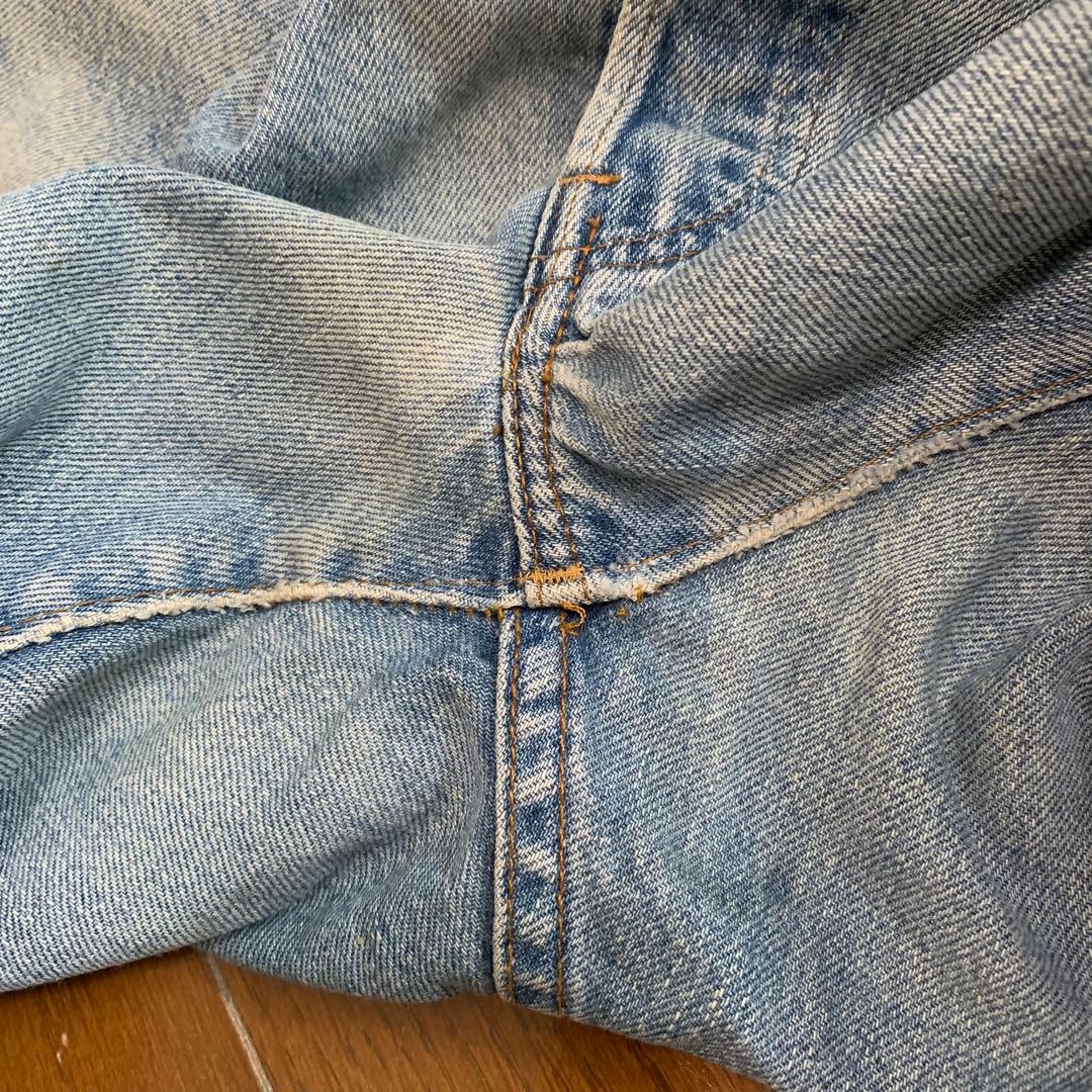 リーバイス 66後期 501 ボタン裏6 赤耳 ヴィンテージ デニム リペアなし