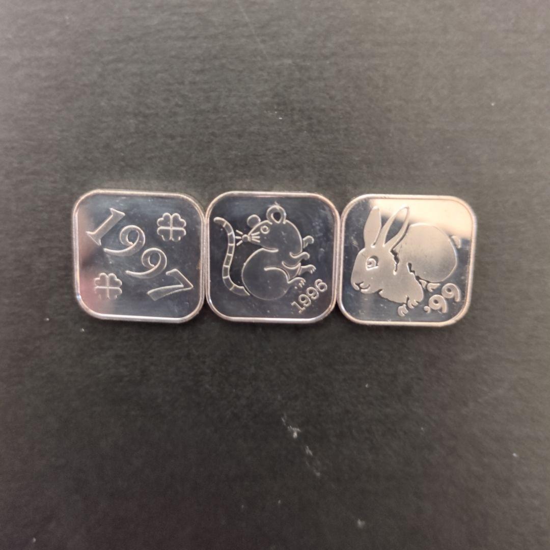 造幣局年銘板純銀メダルセット