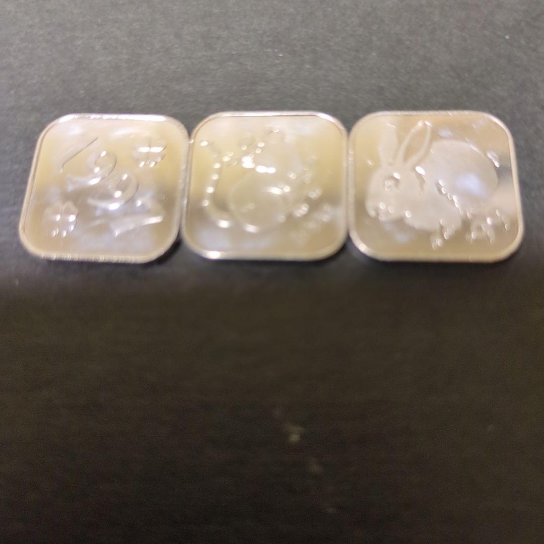 造幣局年銘板純銀メダルセット